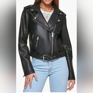 Levis Faux Leather Motorcycle Jacket